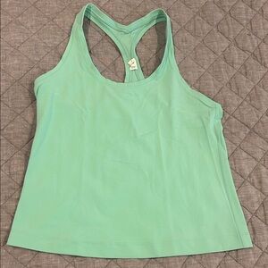Lululemon Athletica Light Green Cool racerback Tank Top